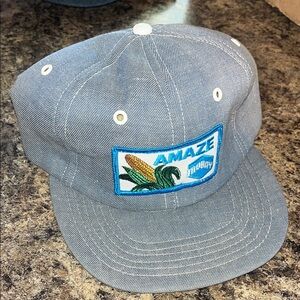 Vintage amaze Blue Denim Hat made in USA